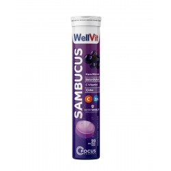 WELLVİT SAMBUCUS BETAGLUKAN C ÇİNKO 20 EFERVESAN